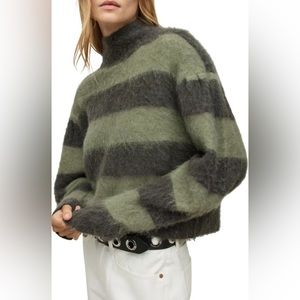 All Saints Vika Striped Sweater - XS never worn!